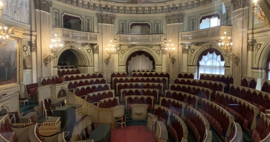Palazzo Carignano, sede del primo Parlamento del Regno d'Italia.